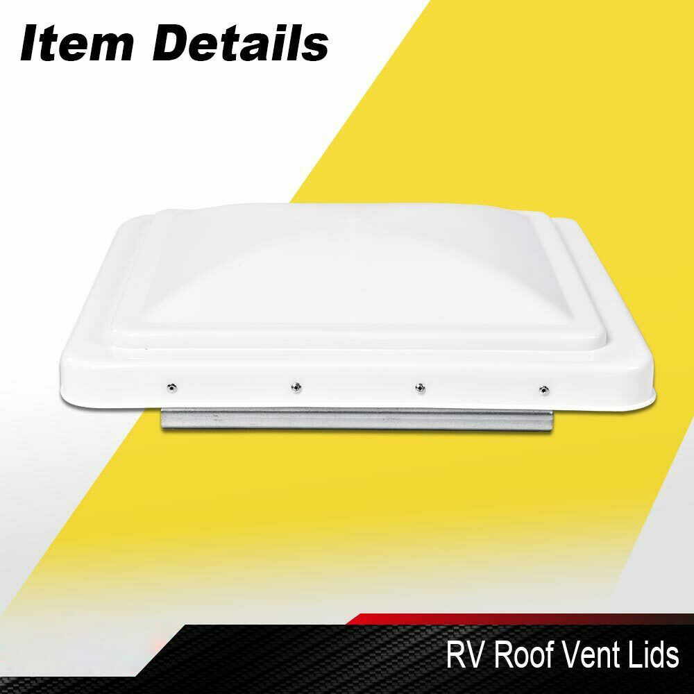 3 Pack White 14″ x 14″ Replacement Roof Vent Cover Camper RV Trailer Ventline US