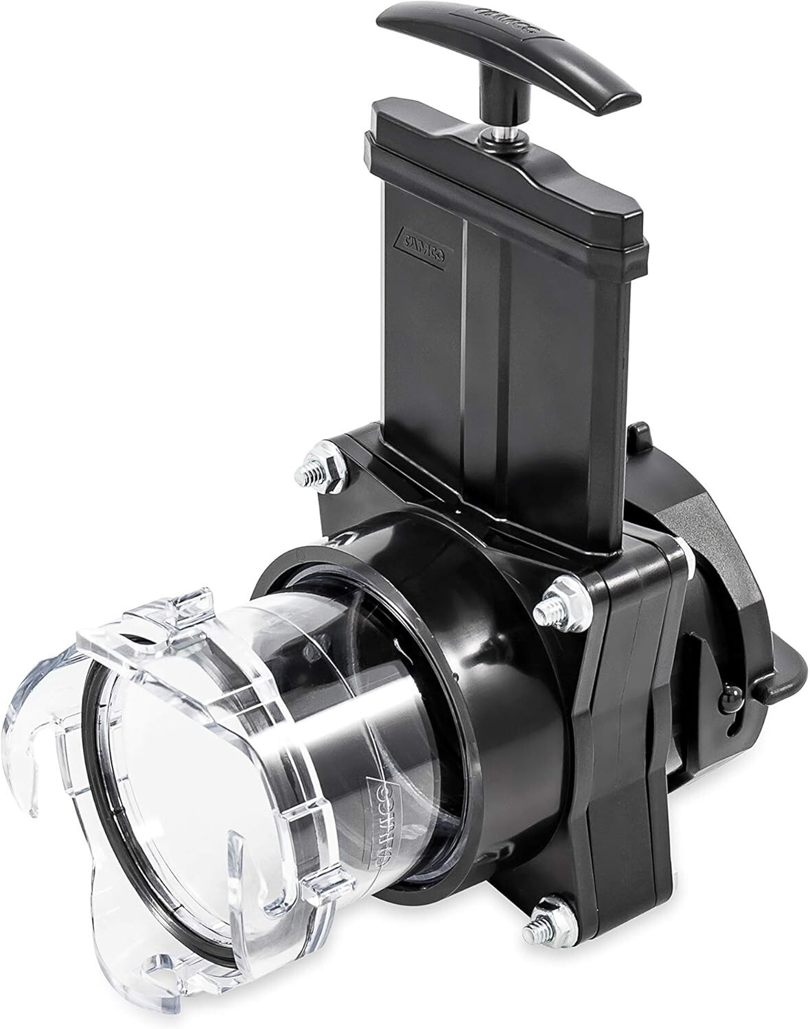 Gate Valve w/ Built-in Clear Adapter Fits All 3in Sewer Fittings RVs Drain Pipe
