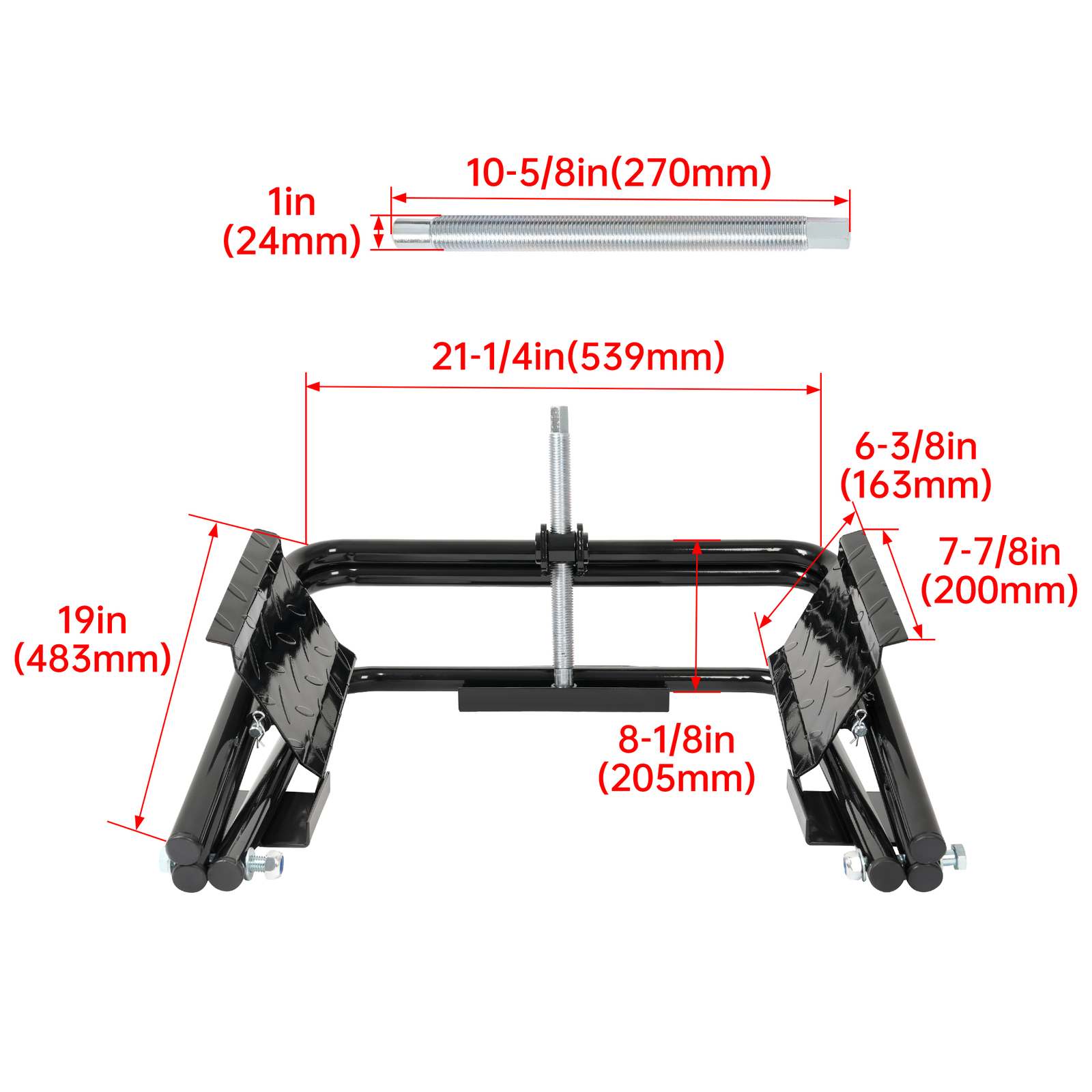 Tire Leveler For Light RV Trailers Camper Van Leveling System w/Ratchet Wrench