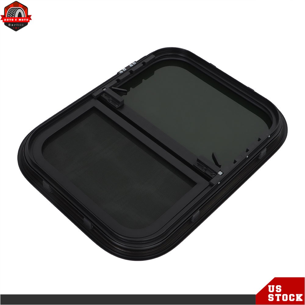 12-14-15-18″ W×22-24-16-30″ H Vertical Slider RV Window Cargo Trailer W/ Screen