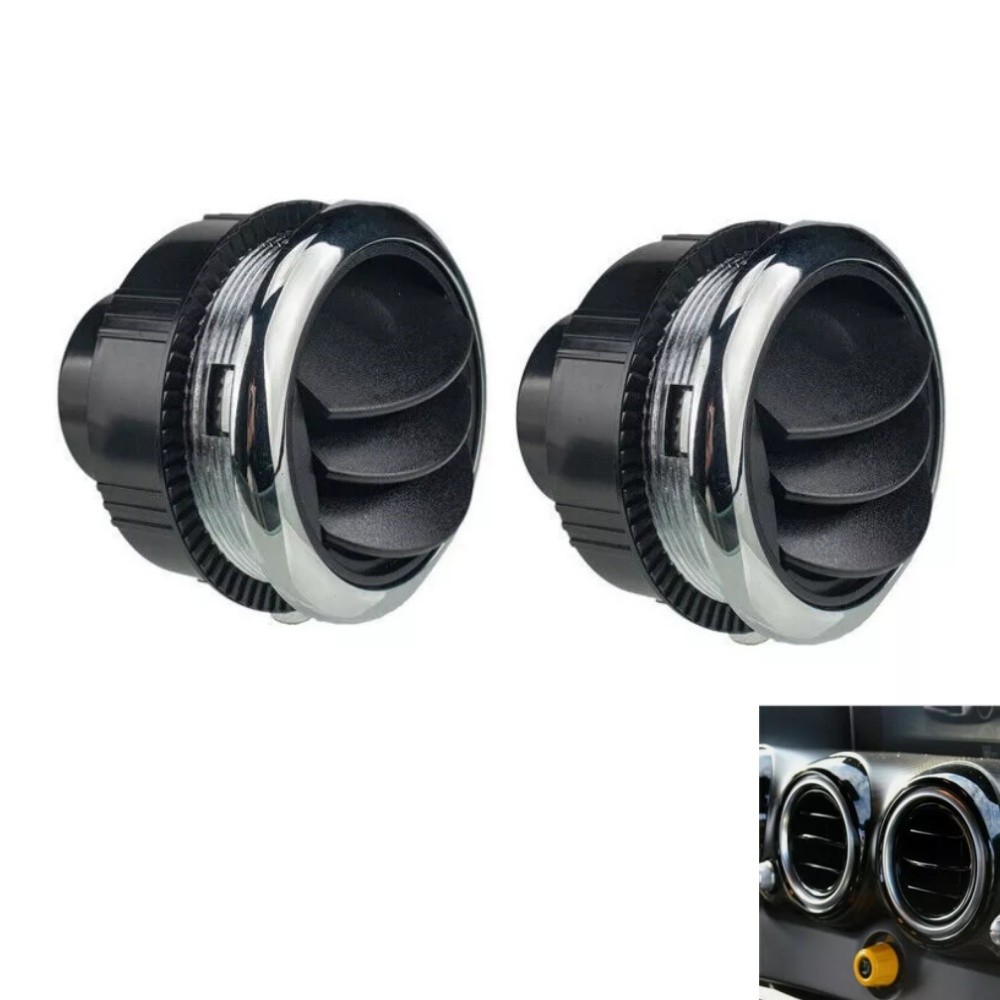 2PCS 46mm Round A/C Air Conditioning Outlet Vent Fit for RV Bus Car Boat Yacht