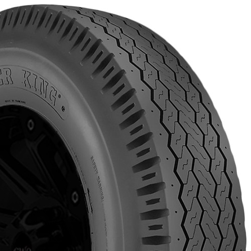 (QTY 2) 8.00-16.5 Power King Super Highway II Trailer 110/105L LRE Tires