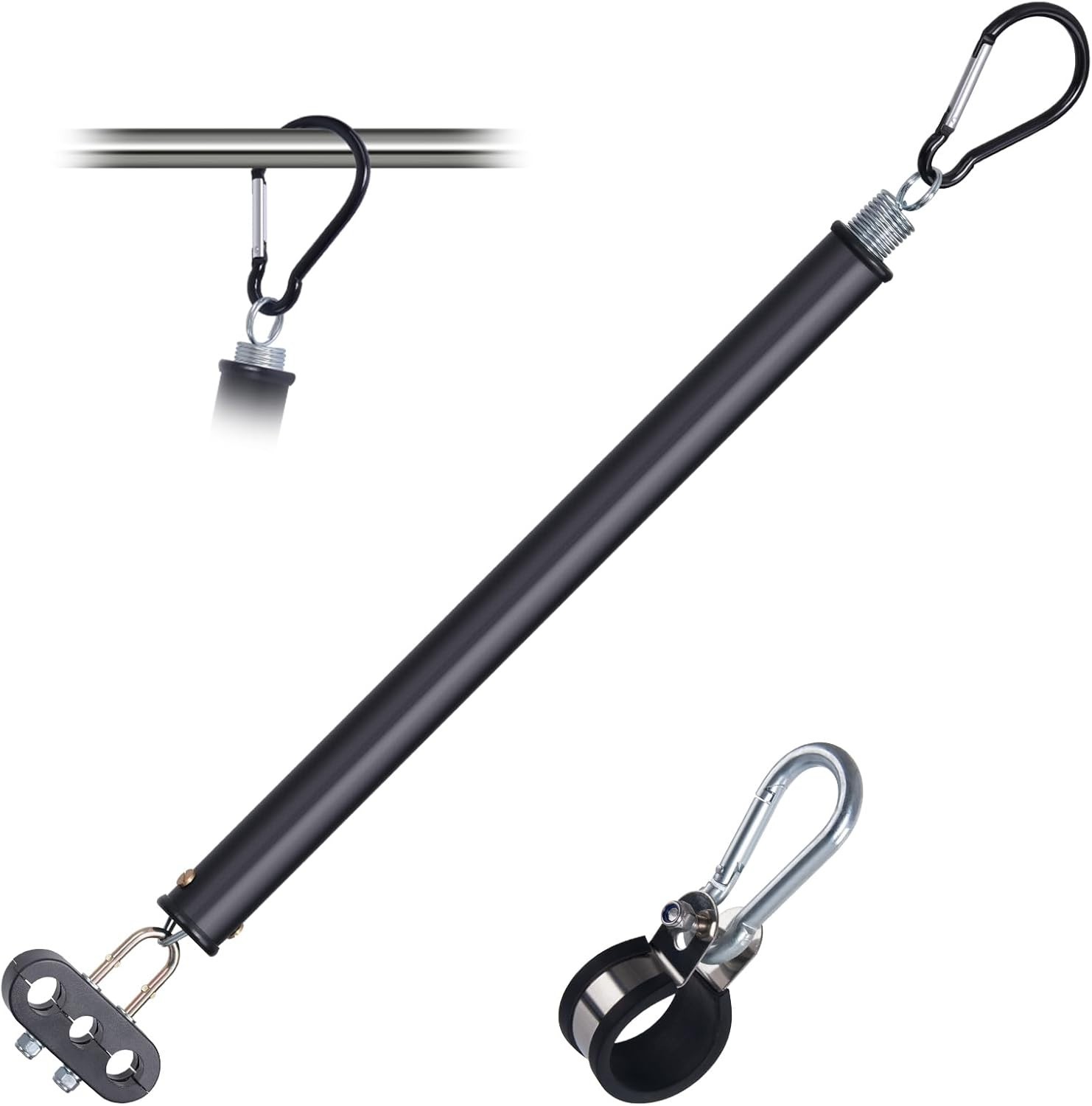 CheeMuii 16″ Single 16Inch-Single-2Holders, SINGLE SPRING & 2 HOLDERS