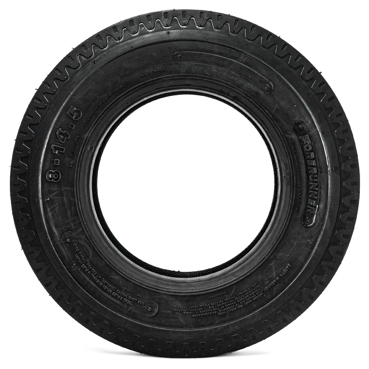 Set 4 8-14.5 Highway Trailer Tires 8×14.5 14 Ply Heavy Duty