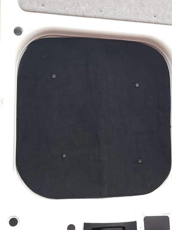 Thermal Barn Door Rear Screens 2 nv200 factory fitted Silver black out