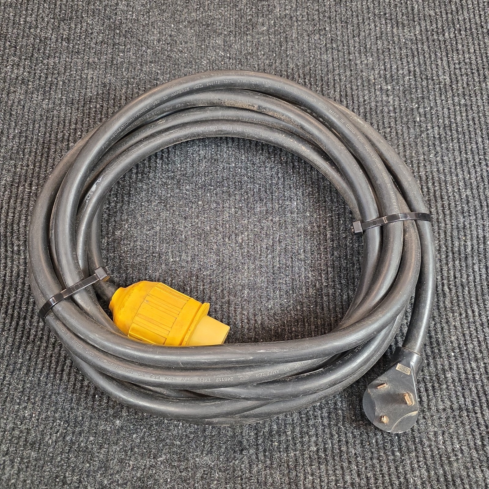 RV Extension Cord 25ft 30amp 125V Power Cord for RV Motorhome Camper Heavy Duty