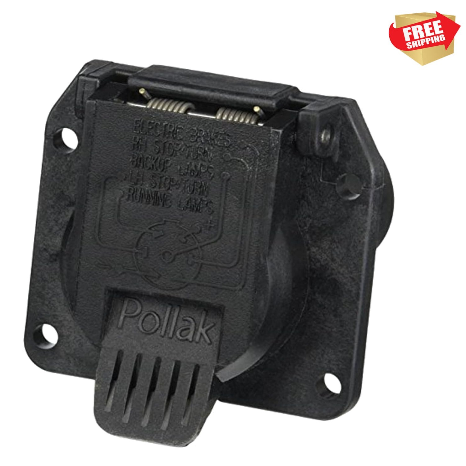 Durable 11-893P OEM 7-Way RV Socket – Perfect for Dodge Truck Enhancements
