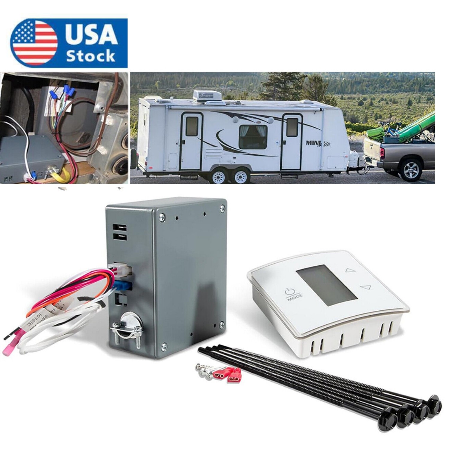 for✅️RV Thermostat Kit 3316230.000 Dometic Single Zone LCD Touch Air Conditioner