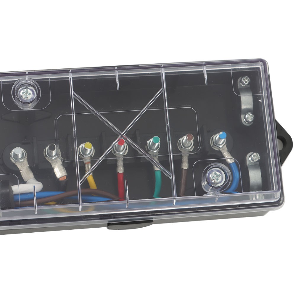 New Fits 7-way 7-pin trailer cable-16FT with Junction Box + Wiring Harness Kit