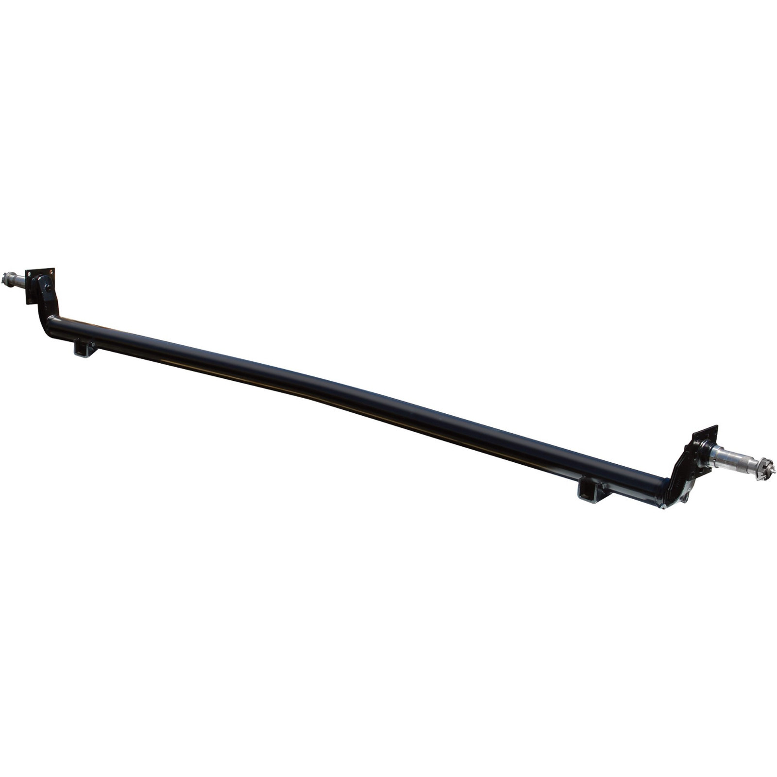 3500# 89″ HubFace 2.4″ Tube 4″ Drop Flange EZ Lube Trailer Spring Axle w Perches