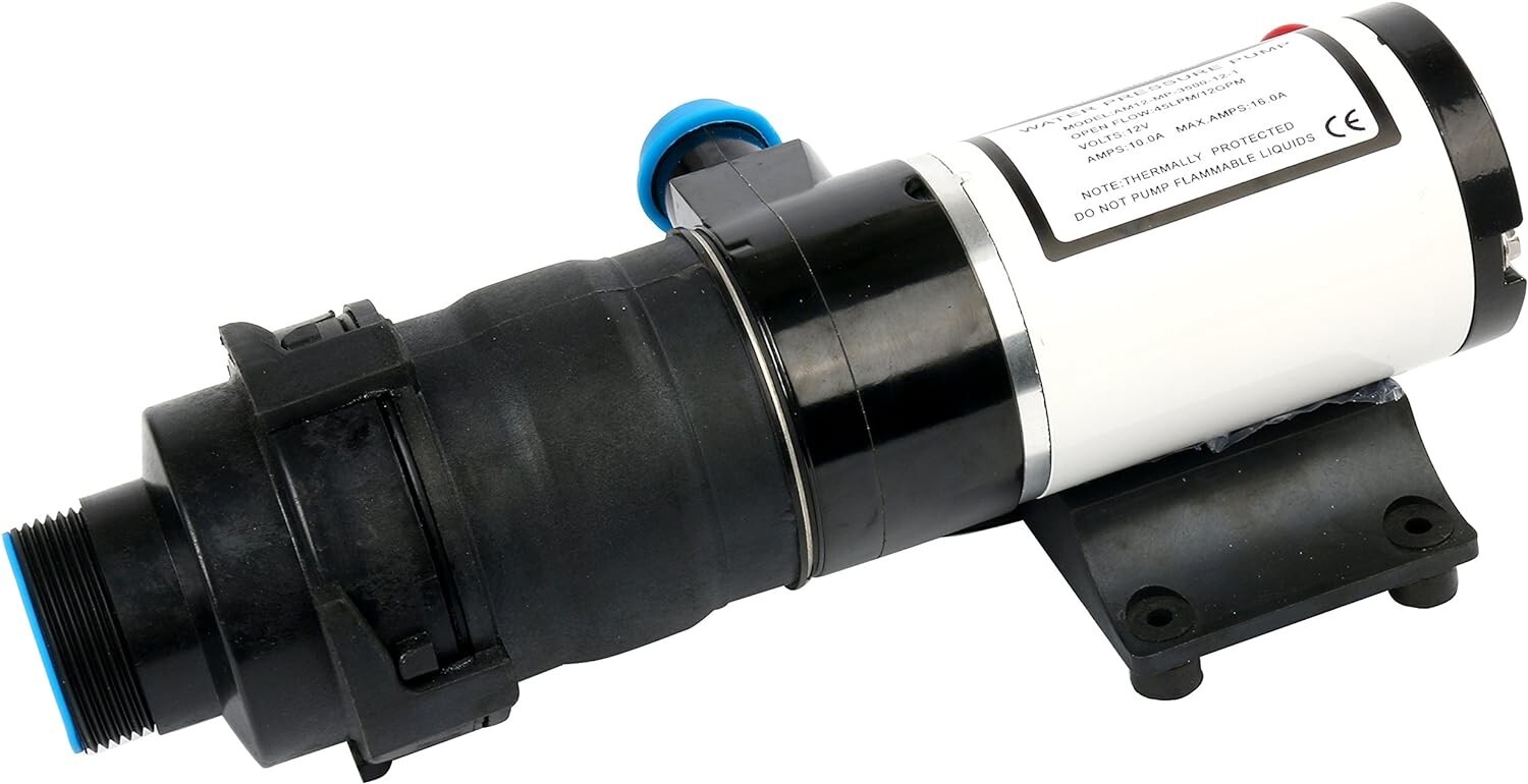 Lightweight 12V Macerator Pump for RVs & Boats – Fast 12 GPM Waste Removal