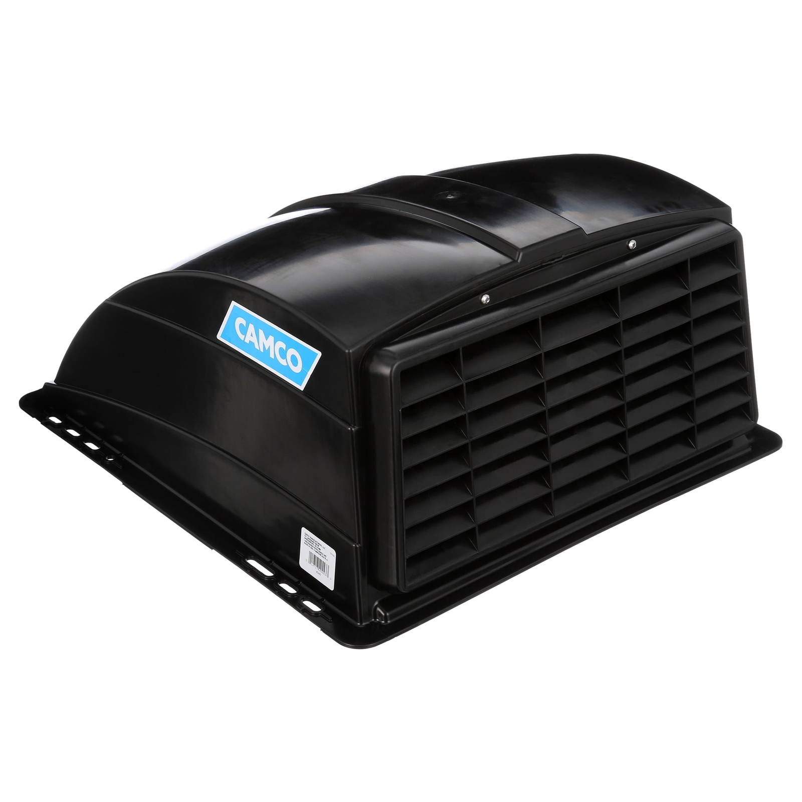 Camco RV Roof Vent Cover Black Dome Type Ventilation For 14 Inch x 14 Inch Vents