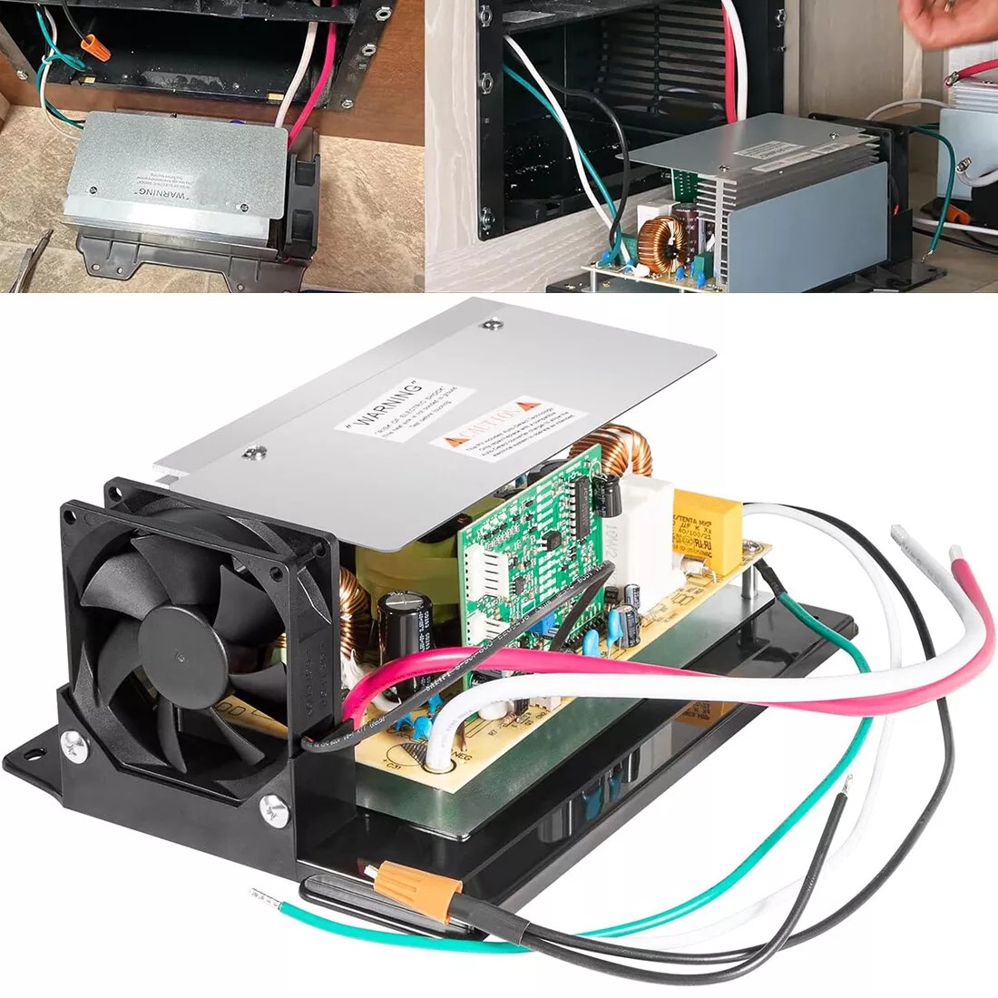 For WFCO WF-8955-MBA Converter Power Converter Assembly 55Amp 105-130VAC 950W