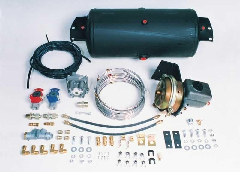 Trailer Air to Hydraulic Drum Brake Conversion Kit 1000psi Non-ABS 8-15K Axles