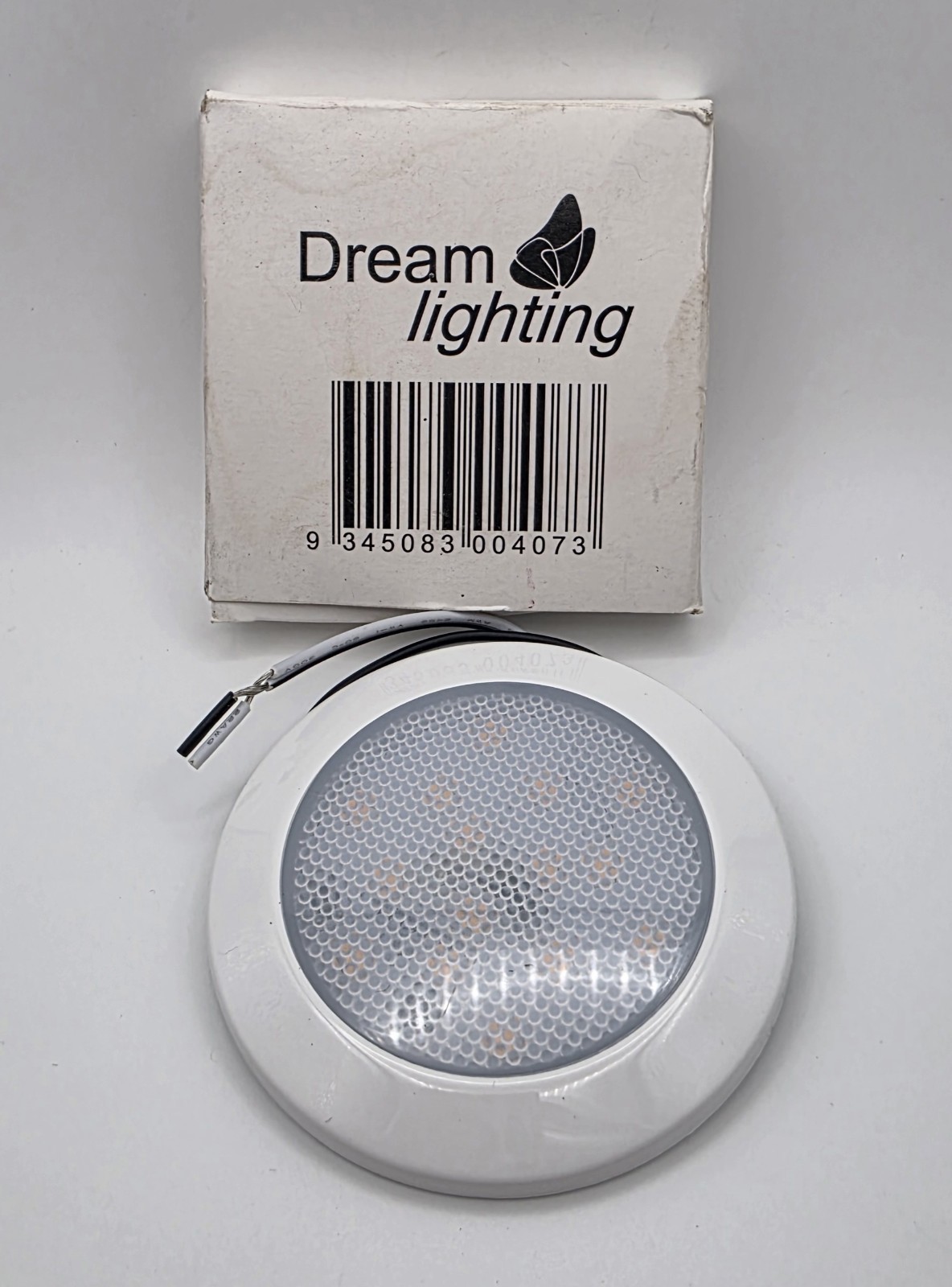 0016909W 3″ White LED Ceiling Down Light Under Cabinet RV Trailer Warm White New