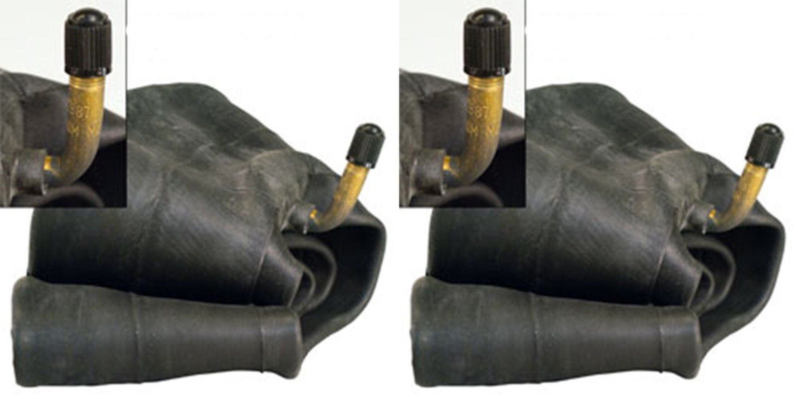 TWO New Premium 5.70-8 Trailer Tire Inner Tubes 5.70/5.00-8 TR87 Metal Valve