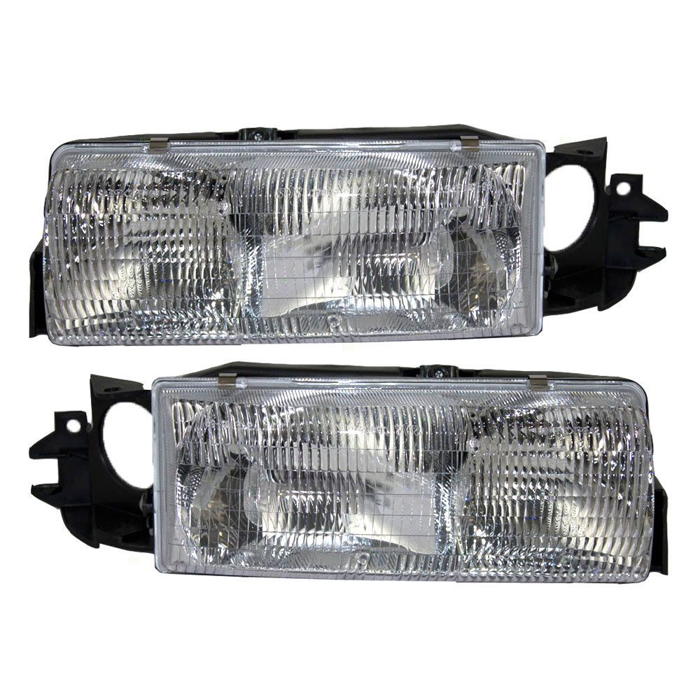 GEORGIE BOY LANDAU 2002 2003 2004 2005 PAIR HEADLIGHTS HEAD LIGHTS LAMPS RV