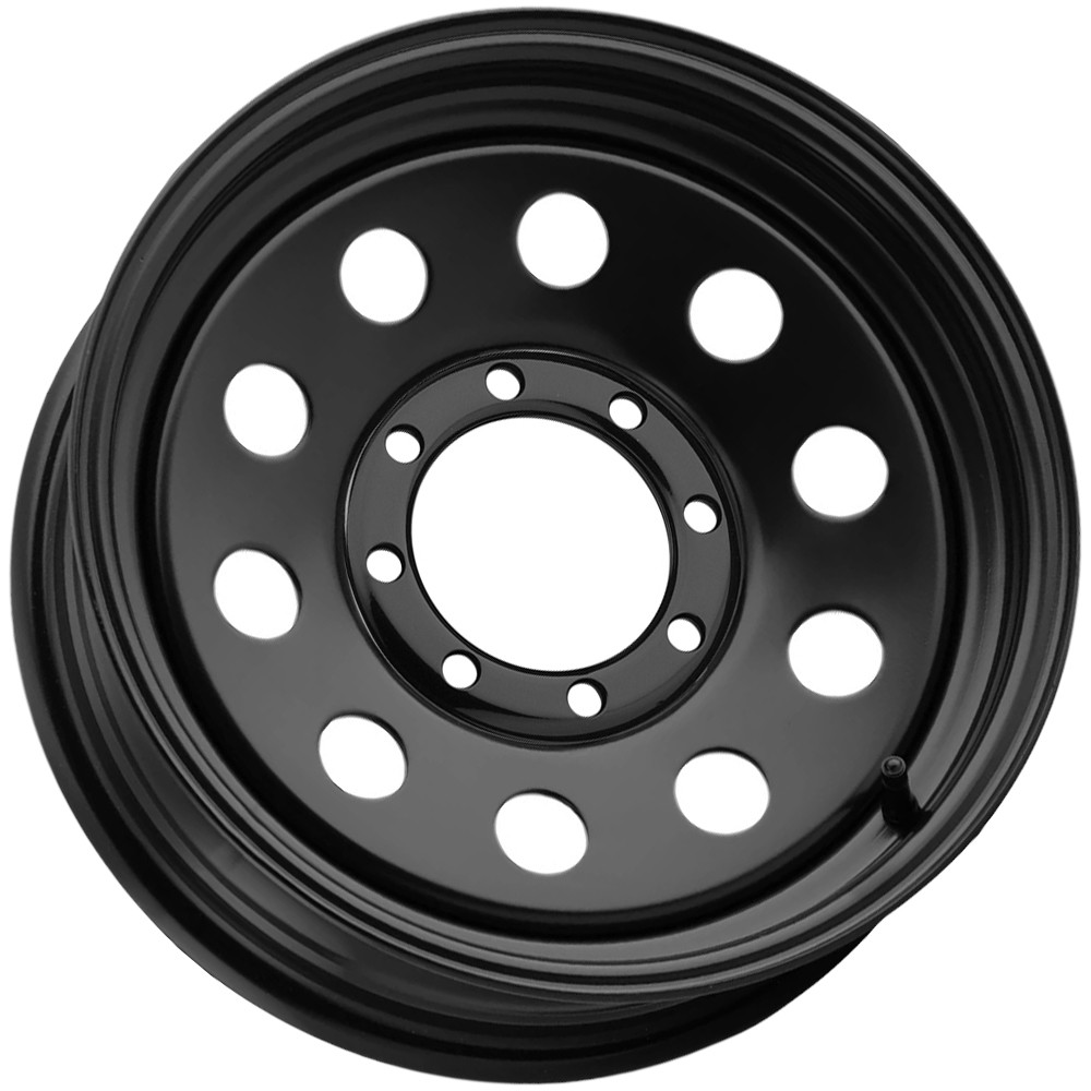 Vision 70 Trailer Mod 16×6 8×6.5″ +0mm Black Wheel Rim 16″ Inch