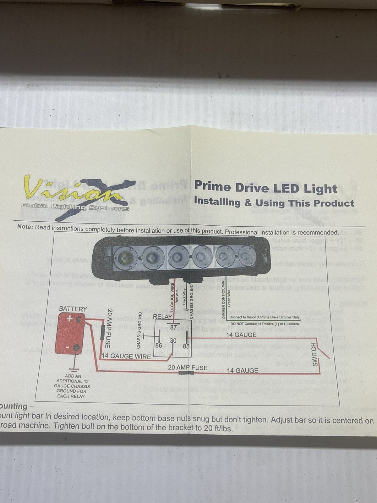 VISION-X XMITTER LOW PROFILE XTREME 12″
