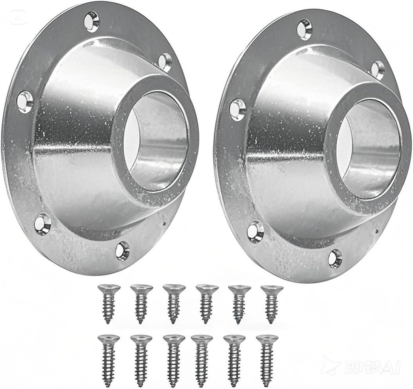 2-Pack RV Table Base Mount,Camper Aluminum Pedestal Leg Base…