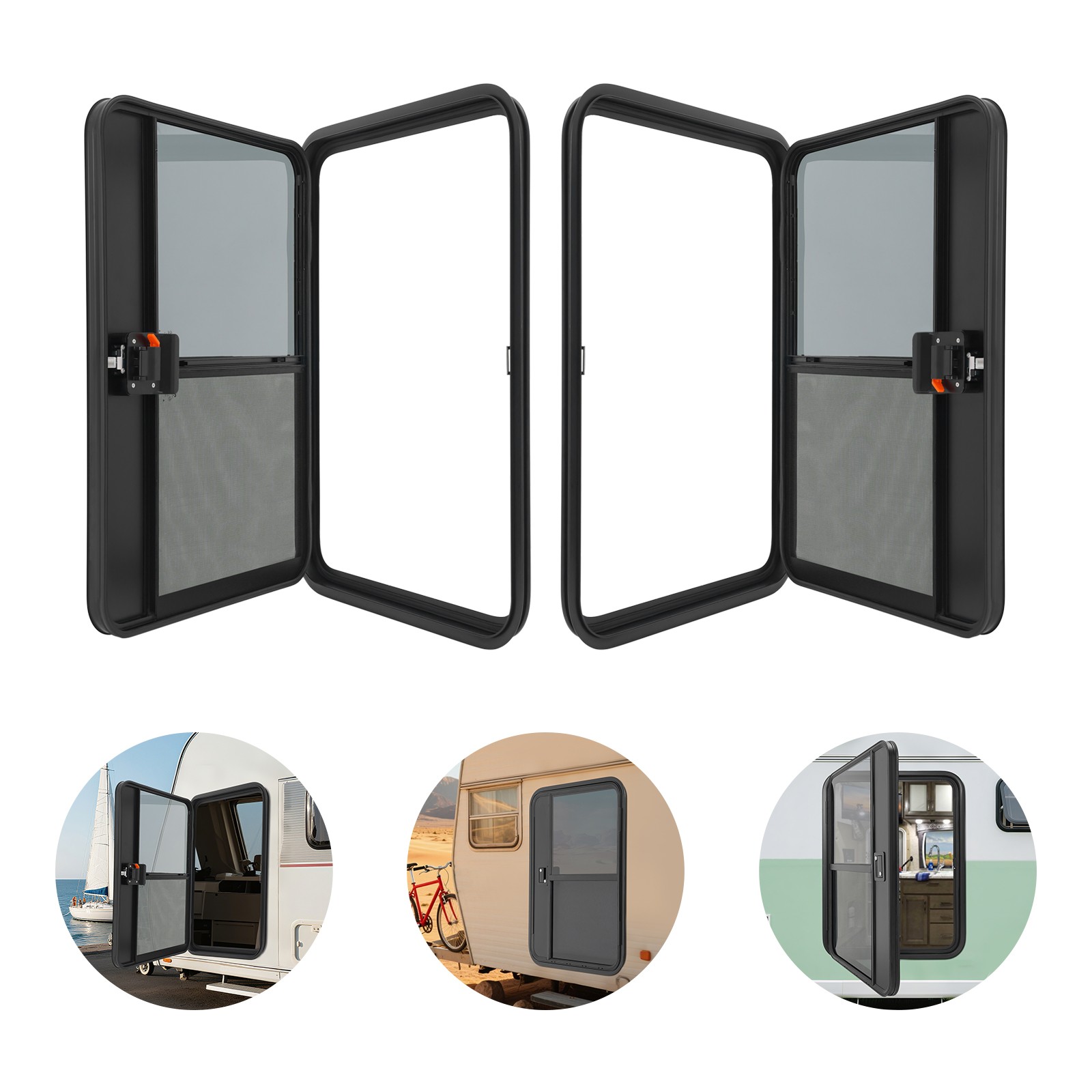 28″W×38″H RV Camper Teardrop Trailer Entry Doors RV Entry Doors Left/Right Side