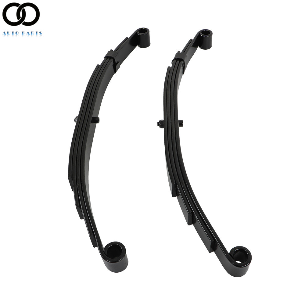 2PCS Trailer Leaf Spring 4 Leaf Double Eye 2500lbs Cap Per For 5000lbs Axle
