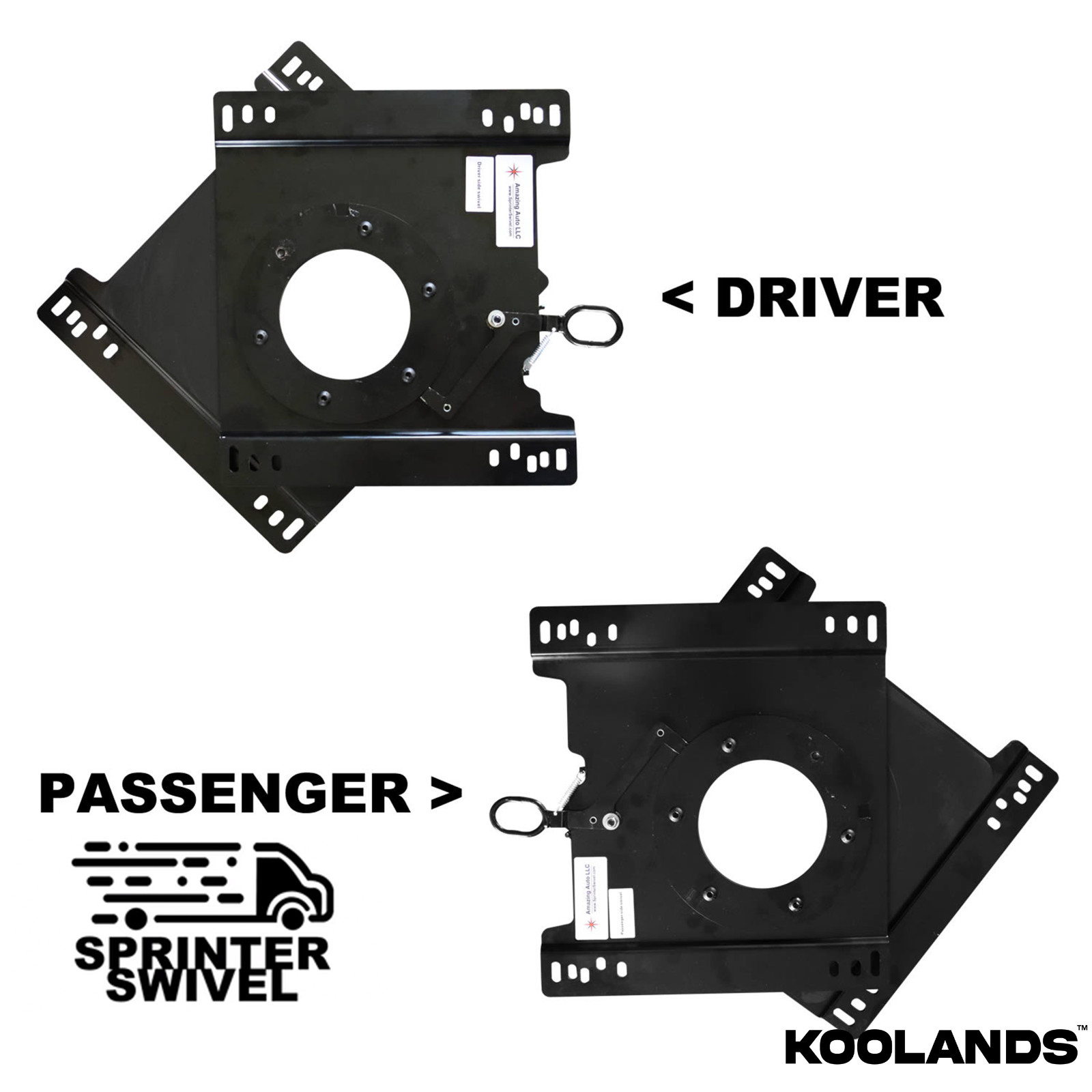 Amazing Auto LLC Universal seat swivel for Sprinter/Transit/Promaster
