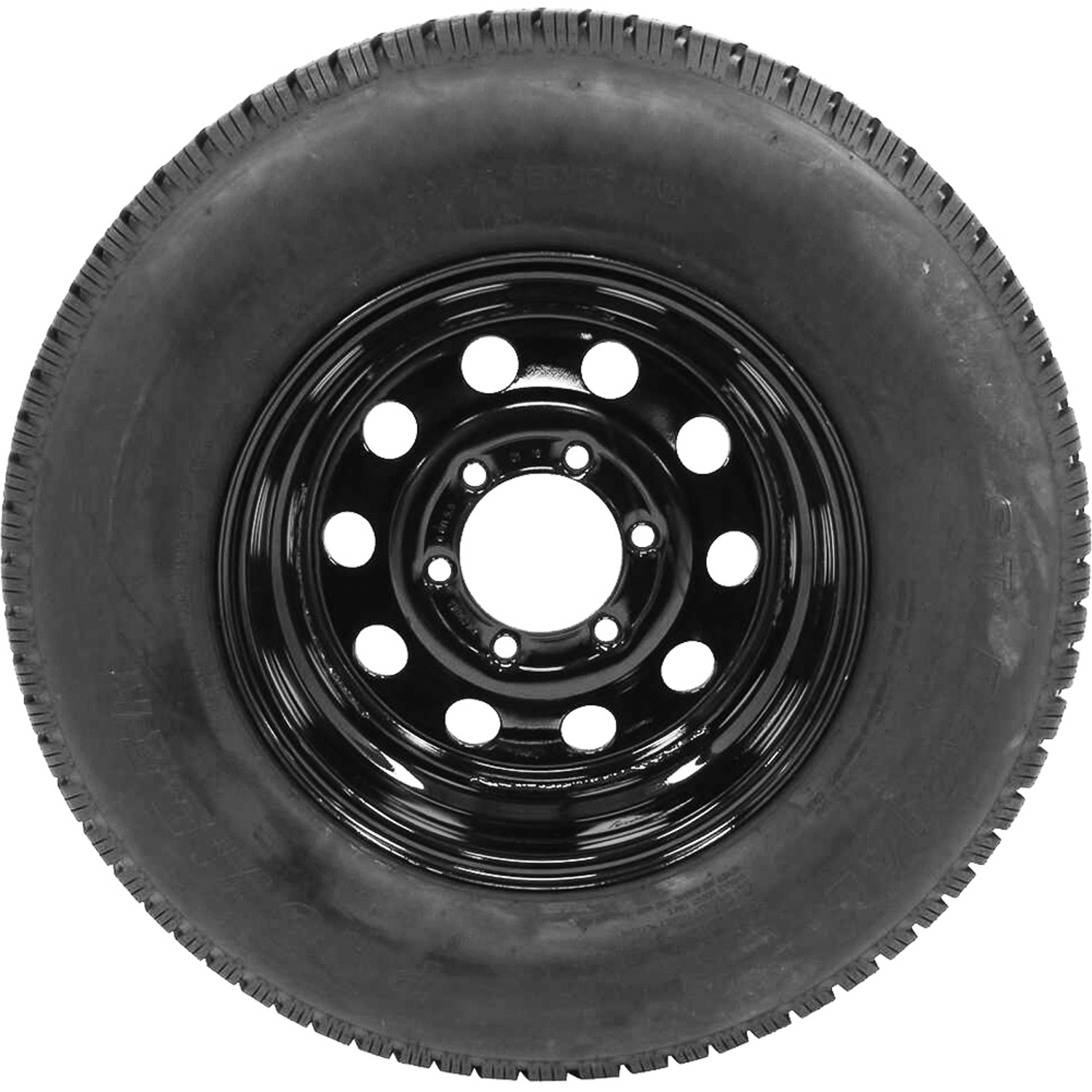 Assembly Taskmaster Provider ST 205/75R15 8 Ply 5 x 4.5 Modular Black