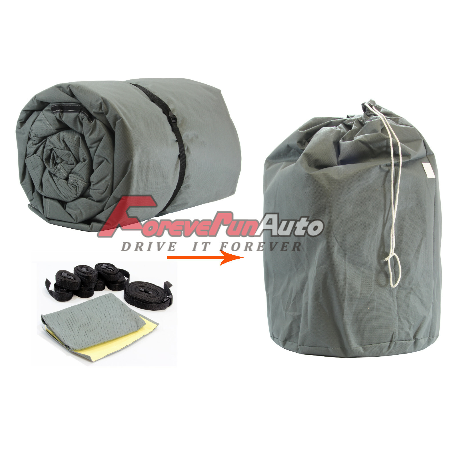 Waterproof Travel Trailer RV Cover For Trailer Camper 35′-38′ W/ Zipper