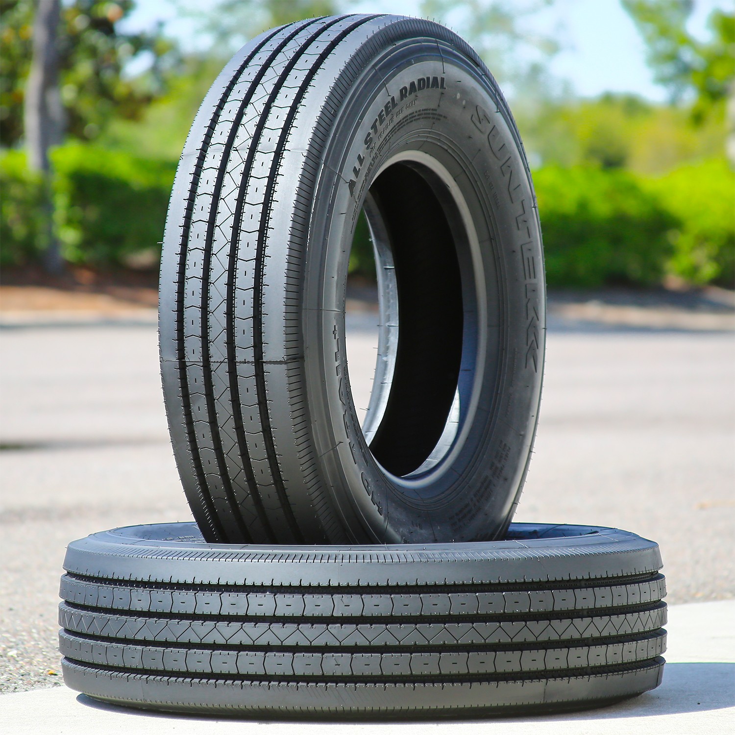 Suntek HD Trail + All Steel ST 235/85R16 Load G 14 Ply Trailer Tire