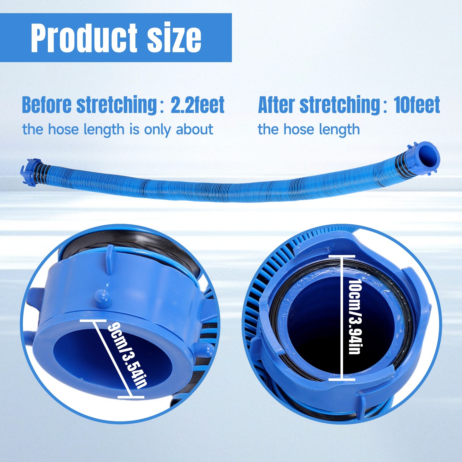Labwork 10FT/15FT/20FT RV Sewer Hose Kit with 4-in-1 Elbow & Storage Covers