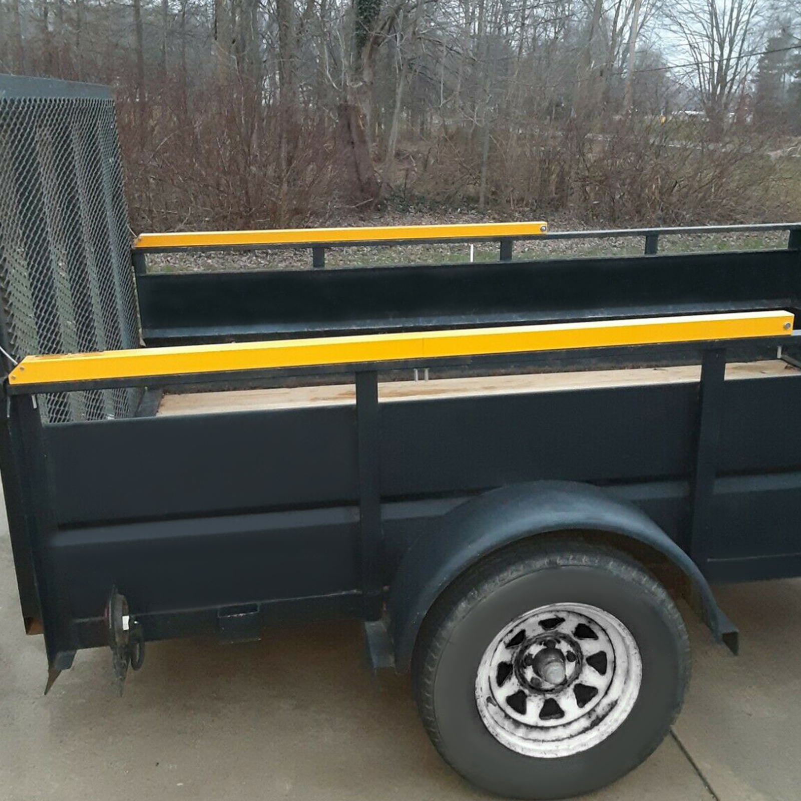 350 Pounds Yellow 2 Sided Trailer Tailgate Liftgate Ramp Lift Assist System