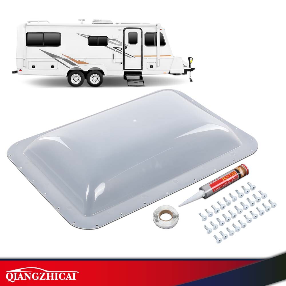 RV Skylight Cover Exterior Semi-Transparent Camper Skylight 25.8″ X 17.8″