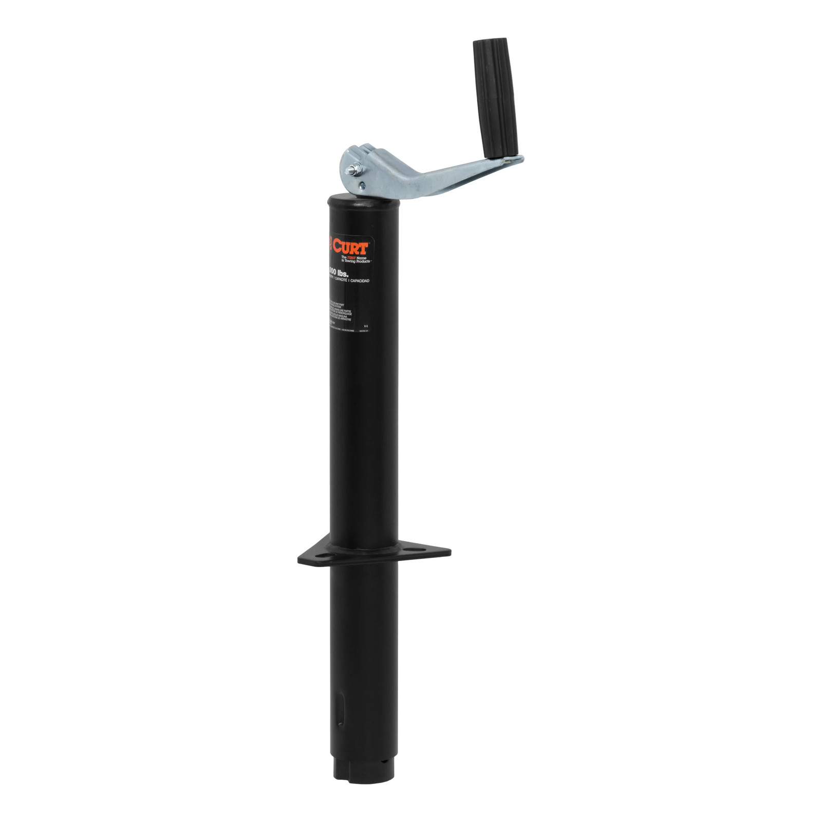 Trailer Jack A-Frame Tongue Jack with Top Handle (2,000 lbs, 14″ Travel) CURT