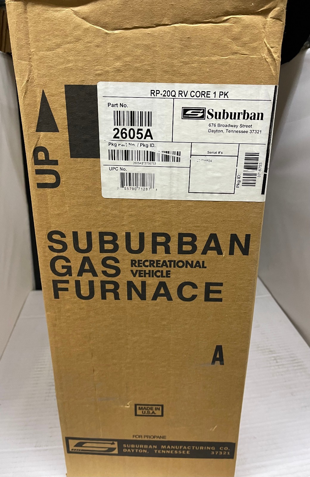 Suburban RP-20Q / 26005A RV Furnace Replacement Core For (SF-20) RV Furnace Core