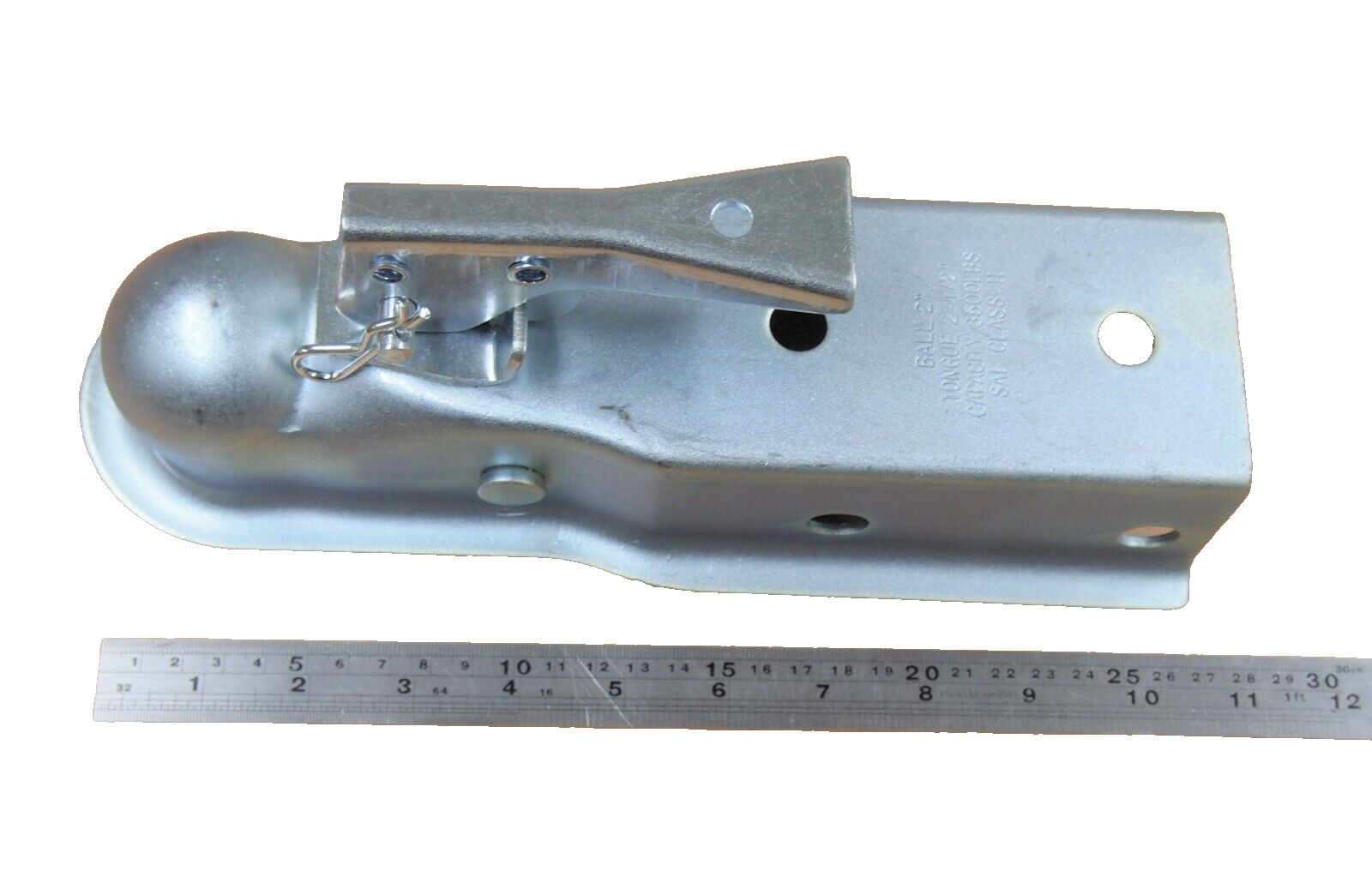 Trailer Hitch Ball Coupler 2″ Hitch ball 2-1/2″ Tongue 3500LBS TLC212