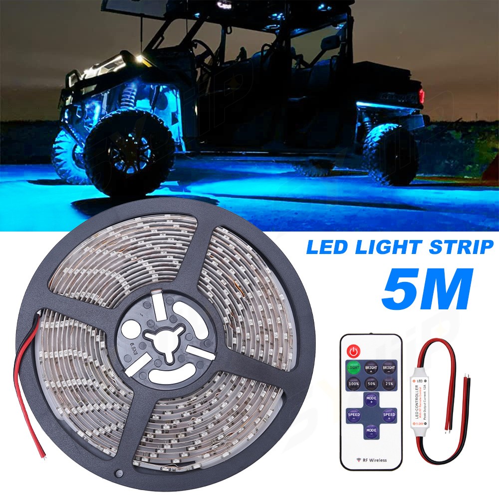 Blue 2835 LED Boat Light Deck Waterproof Bow Trailer Pontoon Lights Strip Marine