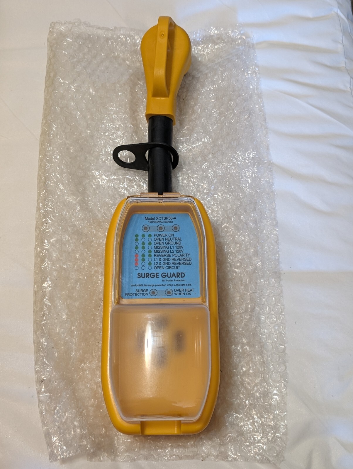 RV Surge Protector 50 Amp 14-50P Circuit Analyzer Tester Plug With UL Tested