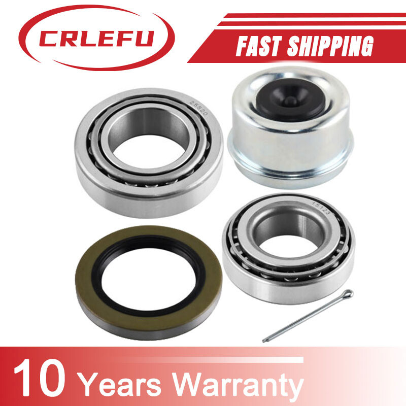 (1 Kits) New 5200-6k lb Trailer Wheel Bearing Kit 25580/25520 & 15123 w/ Seals