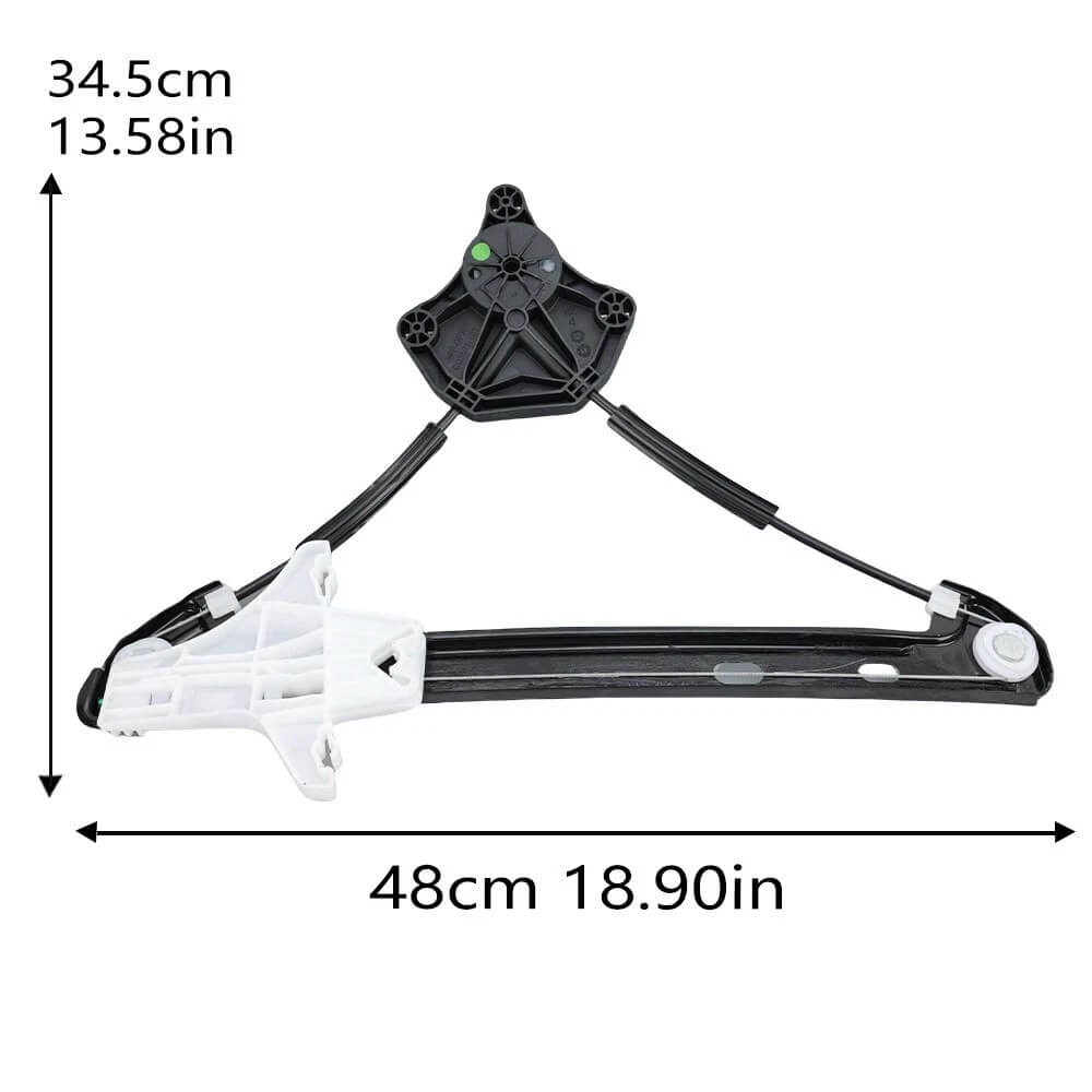 Rear Left Right Window Regulator w/o Motor For VW Golf MK7 2012-2021