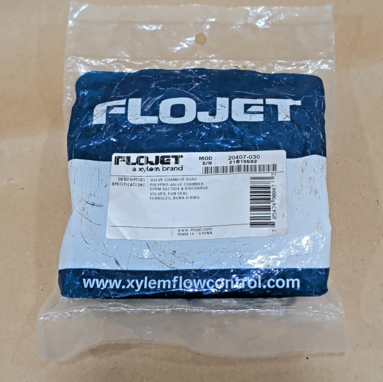 20407-030 Flojet Quad Pump Check Valve Assy