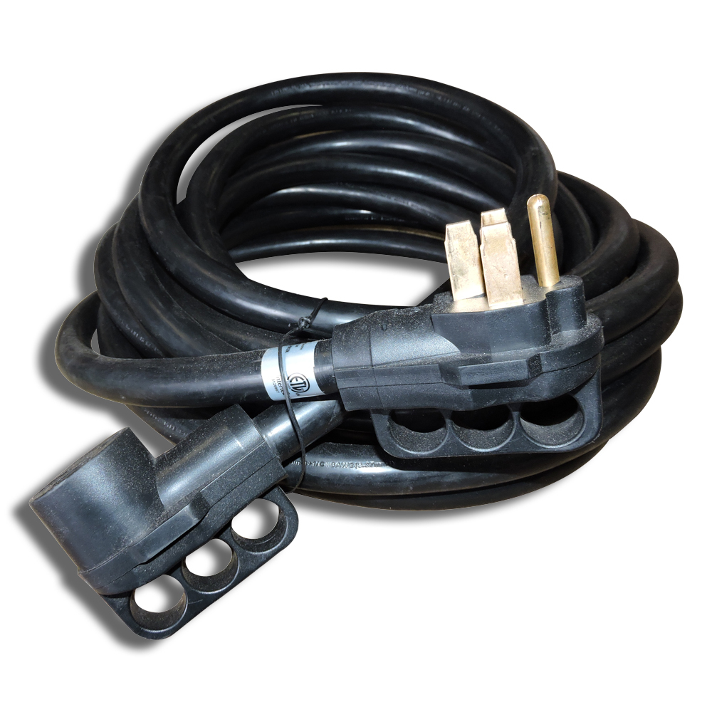 50 Foot 50 Amp RV Extension Power Cord 100% Copper Wires Trailer Motorhome New!