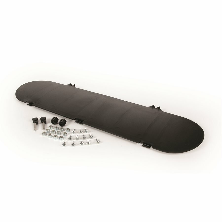 Camco RV Heavy Duty DUAL Propane Tank Cover Replacement Lid in Black w/Hardware