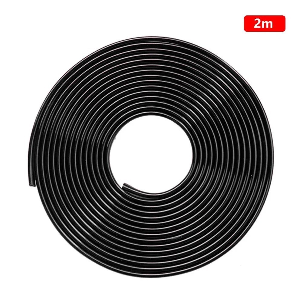Chrome Car Door Edge Protector Strip 2-10M Anti Collision Trim Scratch Guard