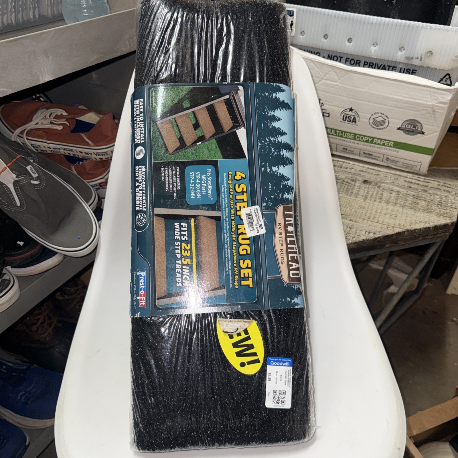 Prest-O-Fit MORryde 4-Piece RV Rug Set, 23.5” Inches STP-4-30-03H STP-4-32-04H