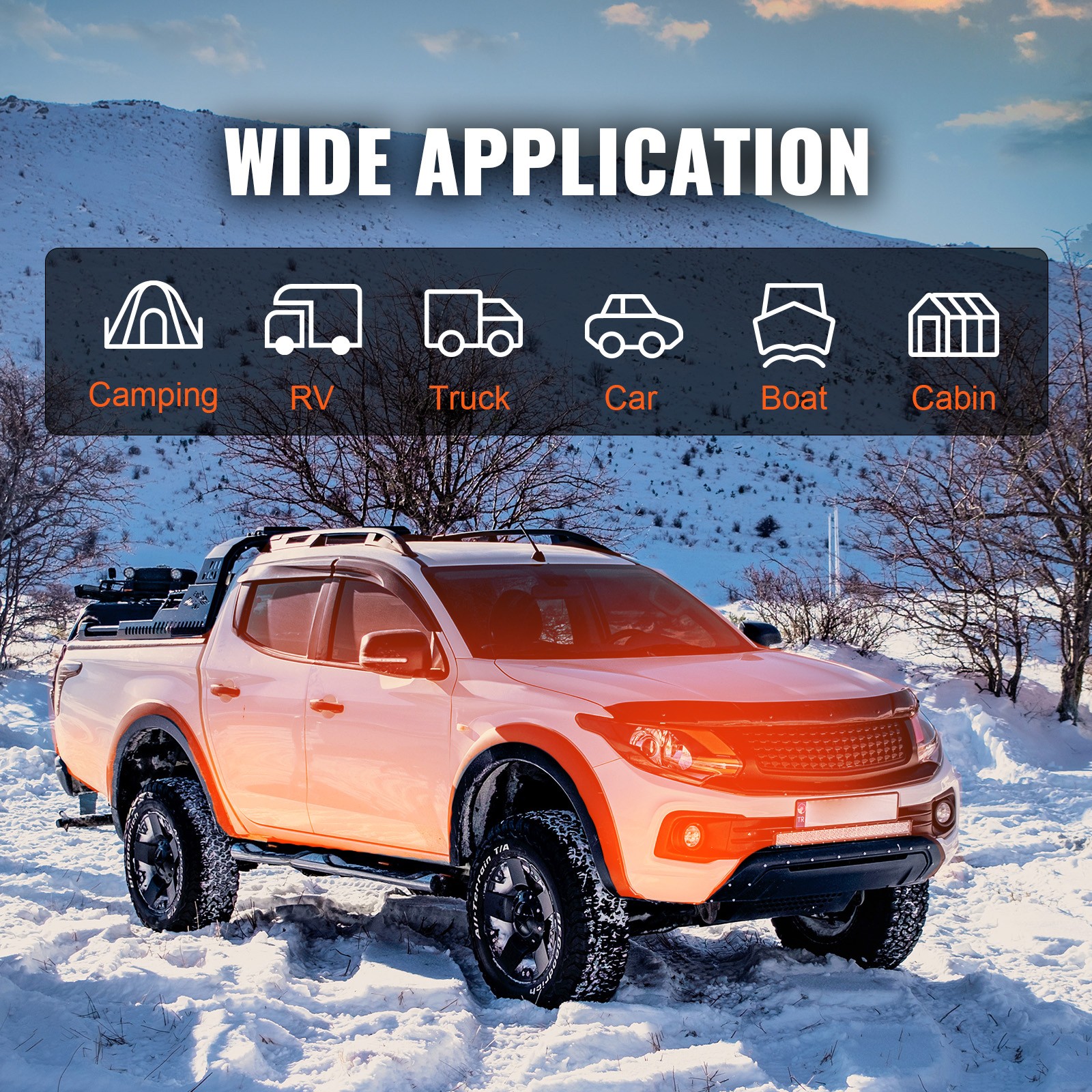 New Diesel Air Heater All-in-one 12V 8KW Bluetooth App LCD for Car RV Indoors