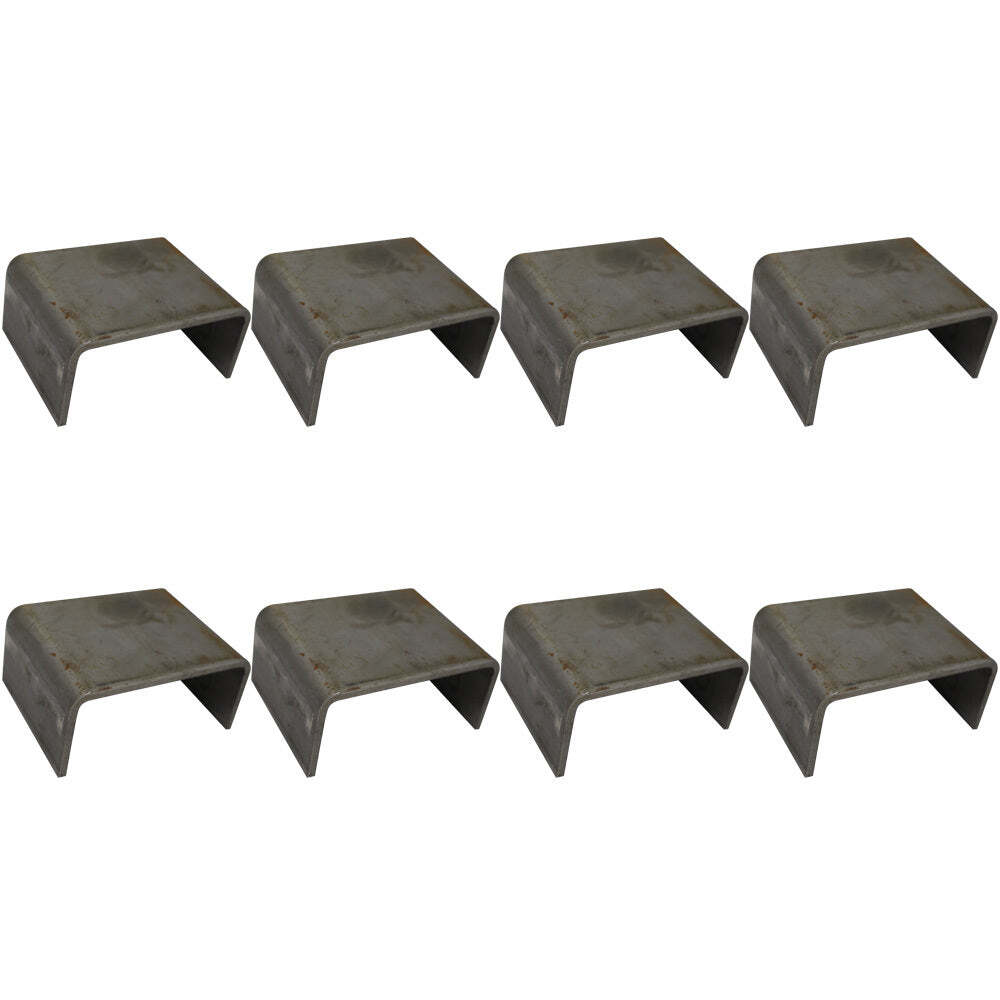 7 Gauge Weld-on Steel Stake Pocket – (Set of 8)