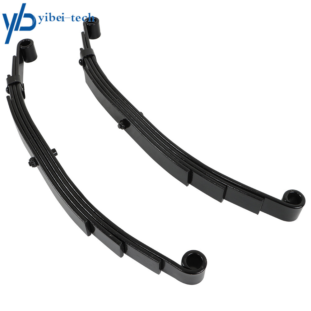 Set 4 Trailer Leaf Spring 4 Leaf Double Eye 2500 lbs Cap Per For 5000 lbs Axle