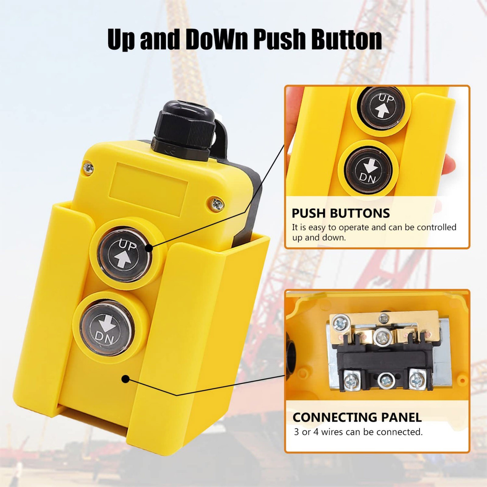 Hydraulic Dump Remote Control Switch 12V DC for Trailer Lift Gate Tipper System