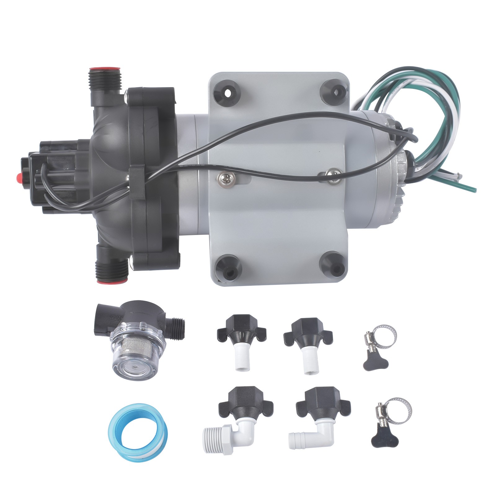 Self-Priming Water Pump 3.3GPM 115V Automatic Shut‑Off for RV Vending 2088594154